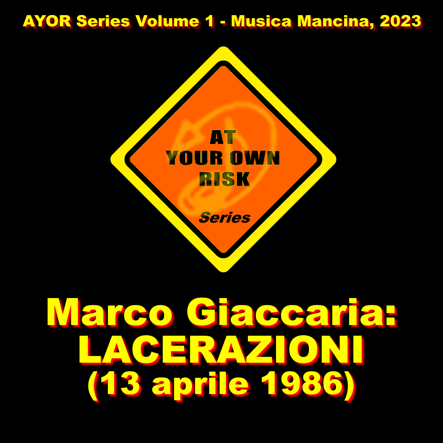 Marco Giaccaria - LACERAZIONI - cover